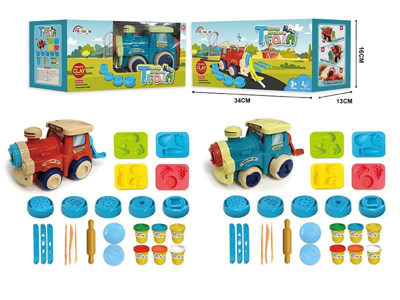 Music Inertial Noodle Machine Train Clay Set