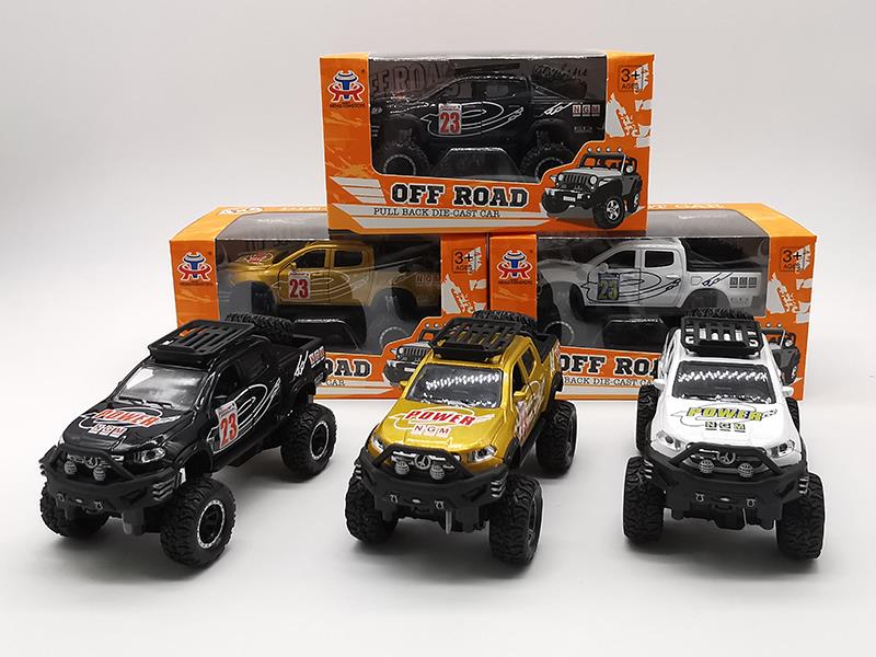 Pull Back Alloy Shock Absorption Benz Off-Road Vehicle With Sound And Light