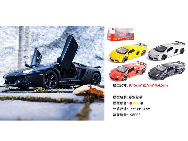 1:32 Lamborghini LP740 Pull Back Car With Lights And Music