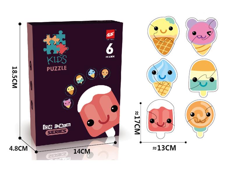 Ice Cream Matching Puzzle (6 In 1)