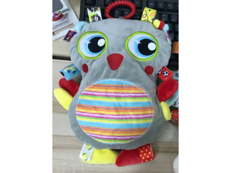 Gray Owl Soothes Doll