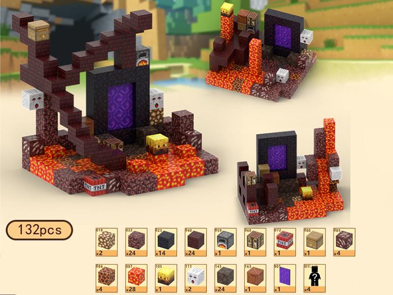 Lowerbound Exploration Magnetic Cube Building Blocks 132pcs