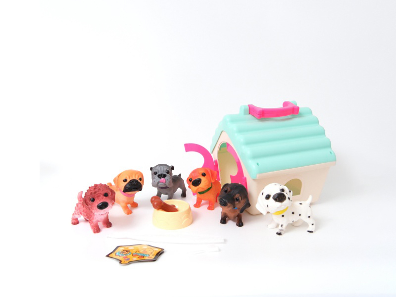 Big Dog House Set For Vinyl Dog