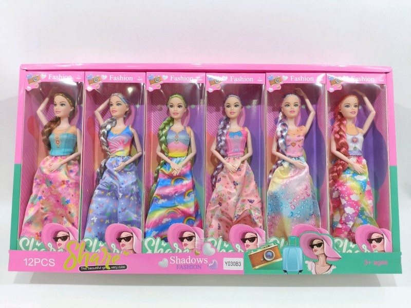 11 "Full-Body 9-Joint Doll (12Pcs)