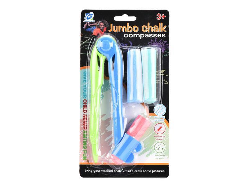 3-Color Chalk+Compass