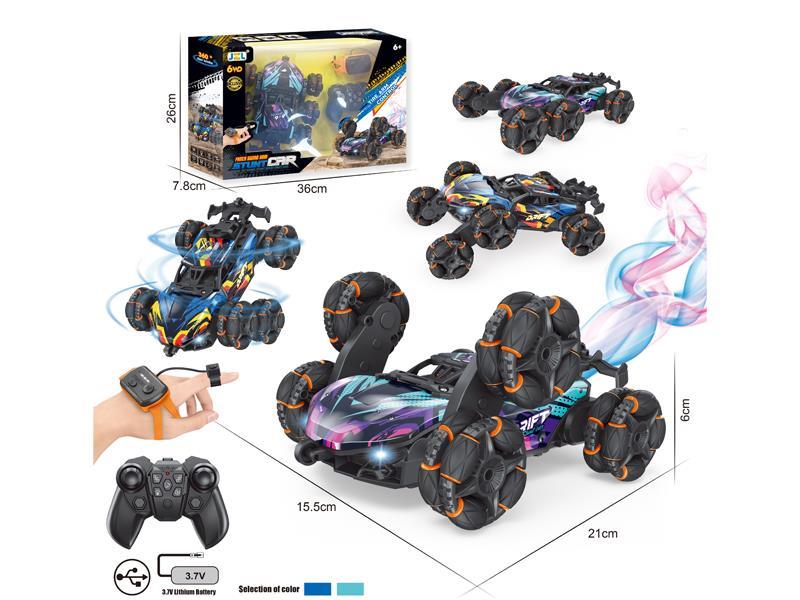 R/C Six Wheel Alloy Spray Sports Car With Watch