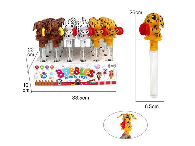 Dalmatian Hand Clapper Bubble Stick 24pcs/Box
