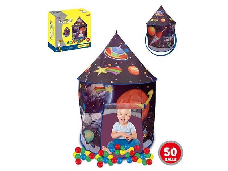 Kids Tent With 50 Ocean Balls