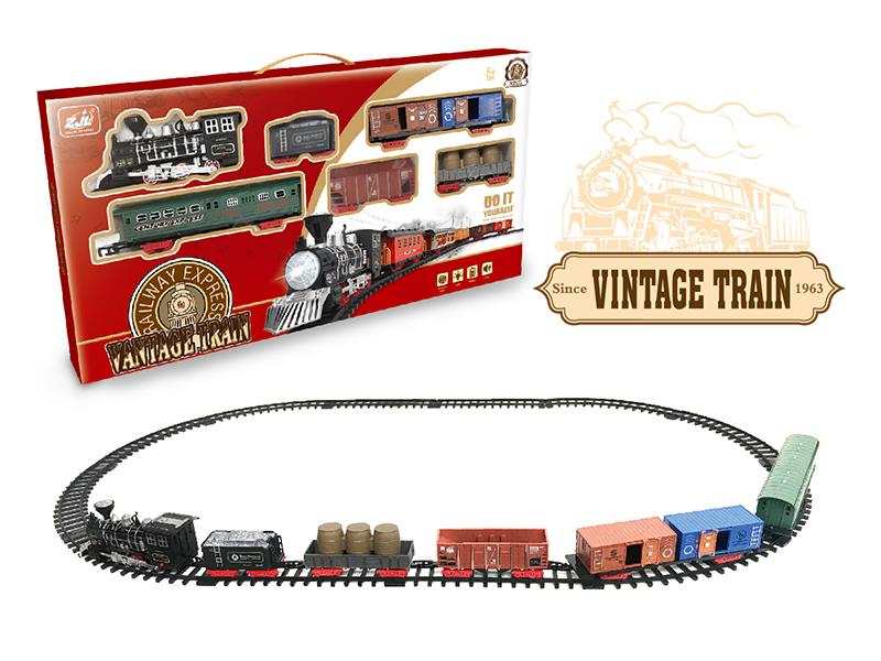 Retro Rail Train(Light + Sound)
