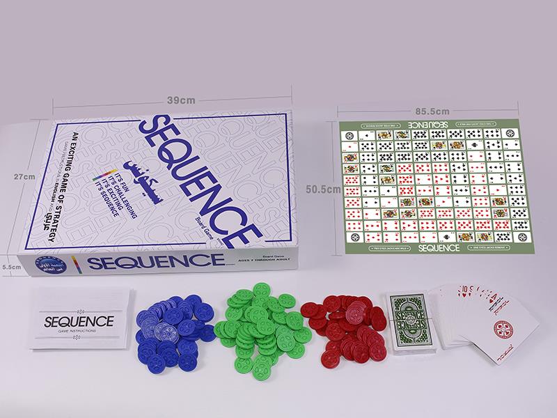 English Arabic Sequence Brand Board Game