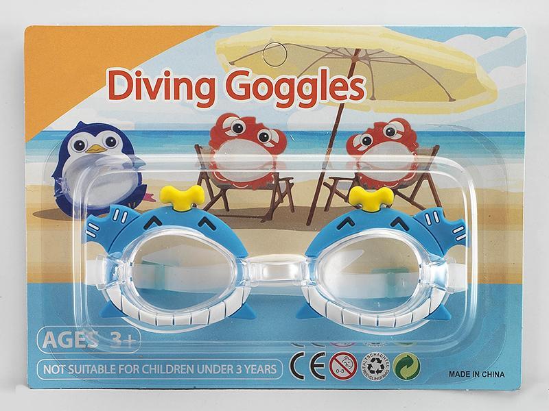 Cartoon Whale Swimming Glass