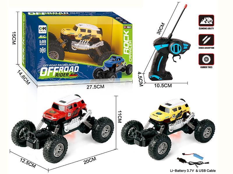1:18 4 Channel Remote Control Climbing Car With Lights