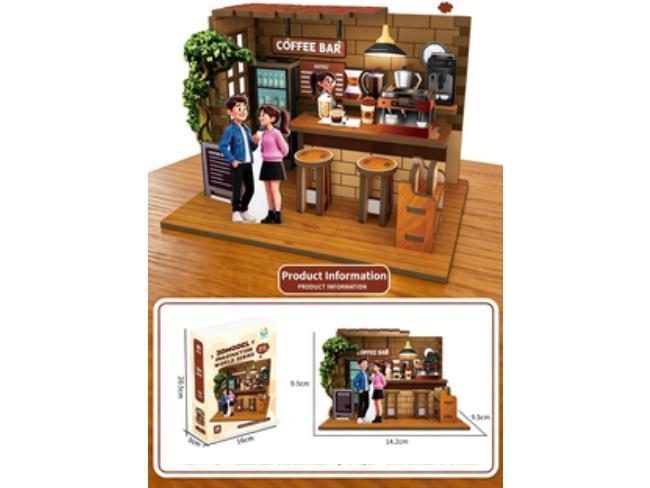 3D Jigsaw Puzzle Series: Coffee Shop