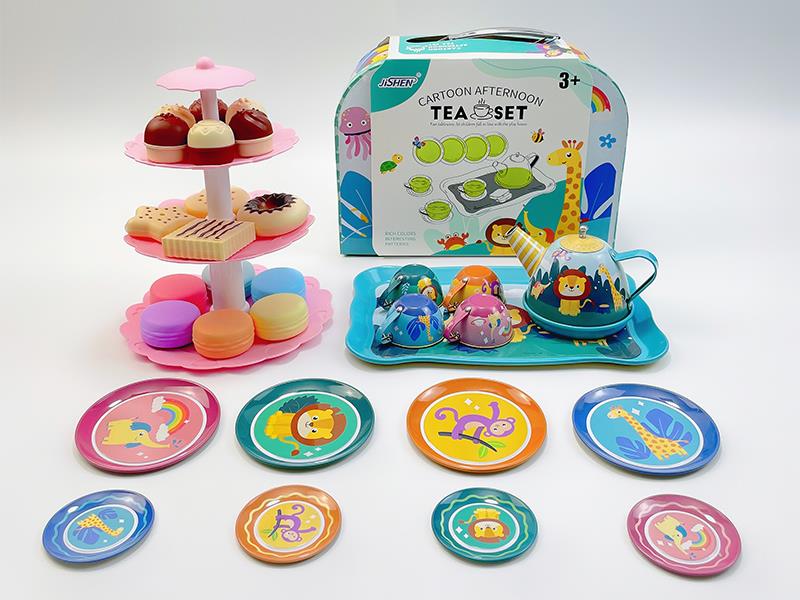 Animal Tea Set Dessert Tower Toys