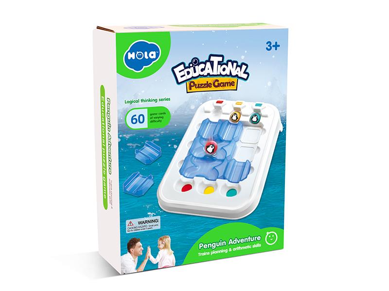 Penguin Adventure Educational Puzzle Game