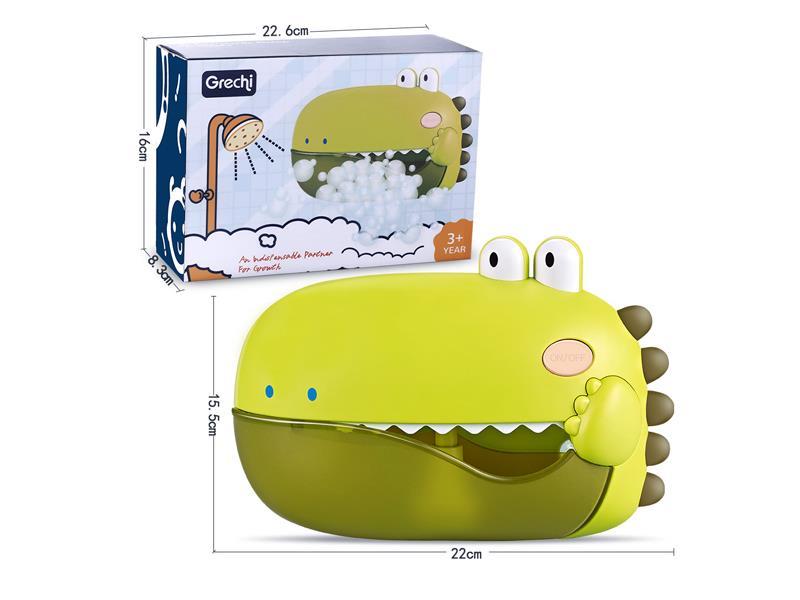 B/O Dinosaur Bubble Machine (Grass Green)