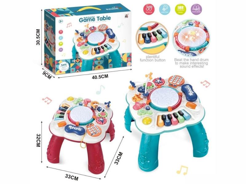 Educational Multi-Functional Audio-Visual Game Table