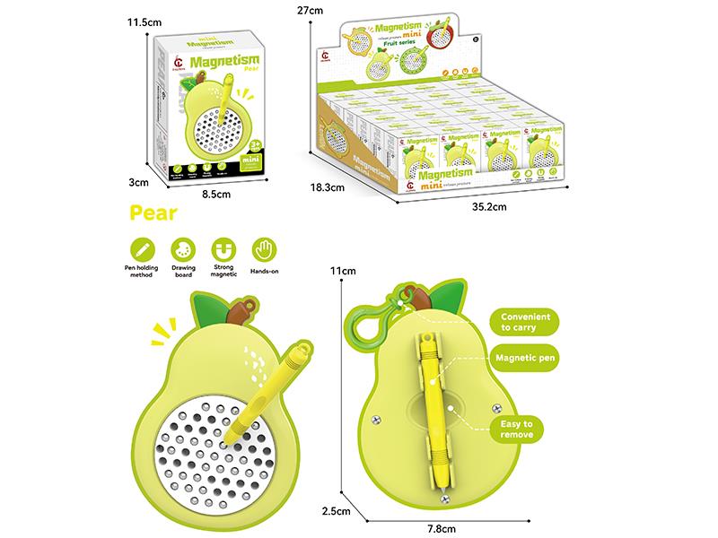 Pear Magnetic Drawing Board 24pcs