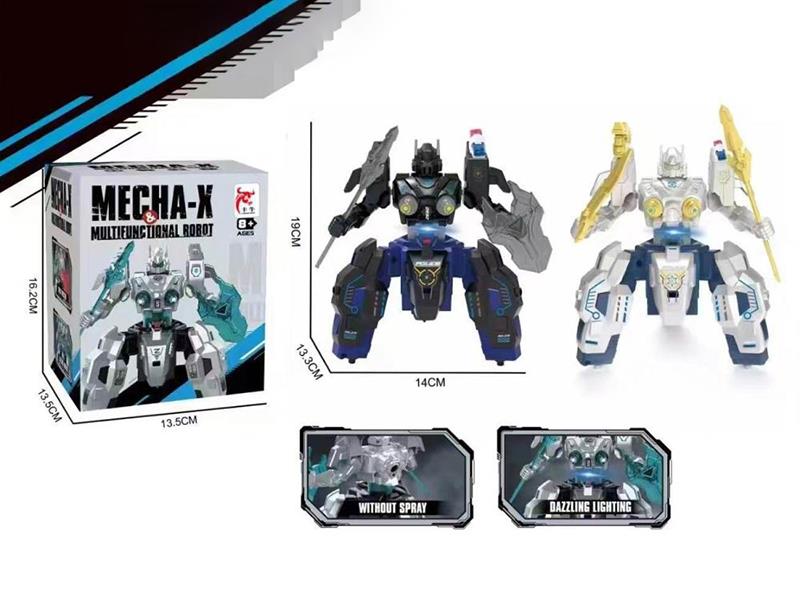 B/O Police Robot With Lights(Not Included Batteries)