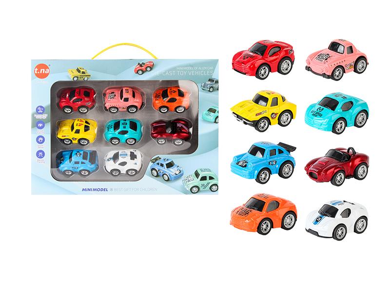 Alloy Mini Pull Back Cars Set