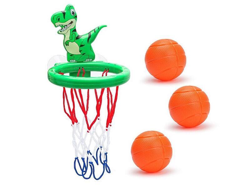 Bathroom Basketball Toys With 3 Balls