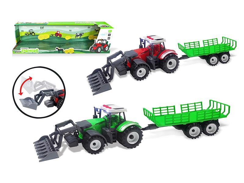 Friction Farmer's Cart With Light And Sound