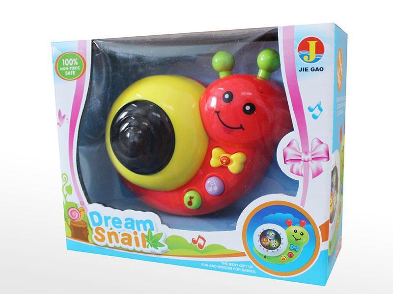 Music Snail With Colorful Lights