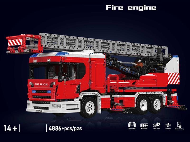 Fire Engine Building Blocks APP Version 4886+pcs
