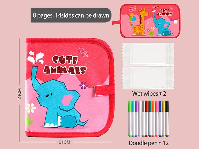 8 Pages,14 Sides PP Drawing Board