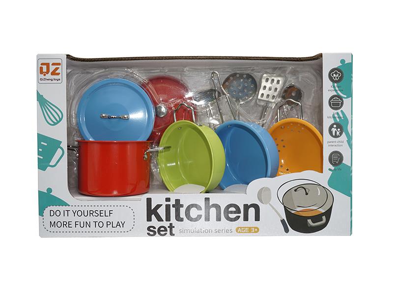 Multicolour Stainless Steel Tableware Toys
