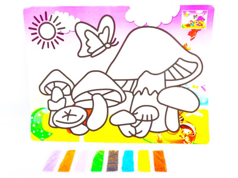 Children Sand Painting