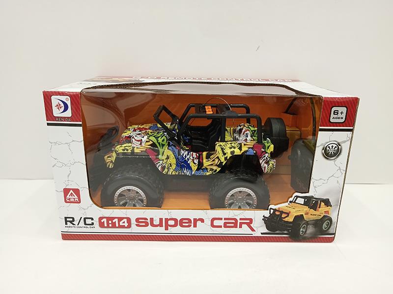 1:14 Remote Control Graffiti Jeep