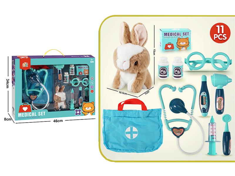Pet Rabbit Doctor Set 11pcs