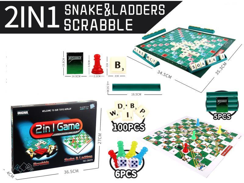Spelling Games, 2-in-1 Snake Chess Board Games, And Other Puzzle Board Games