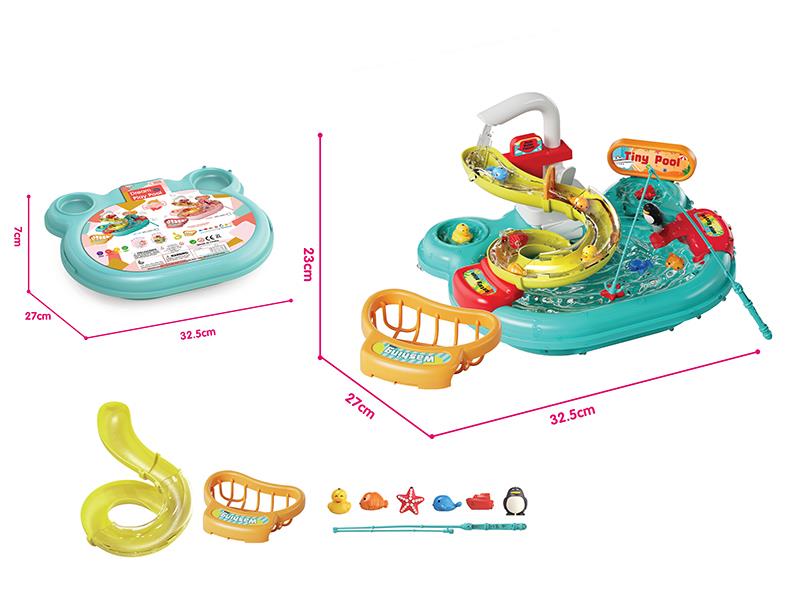 Fishing Water Park (Electric Faucet)Blue