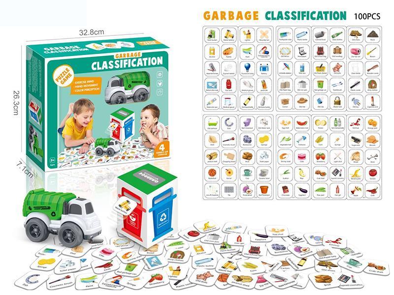 Garbage Classification Cards + Car