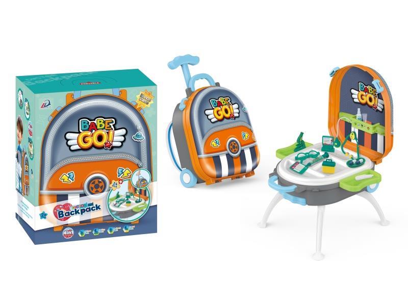 4-In-1 Hand-Held Handle Alloy Backpack Set For Boys' Medical Equipment