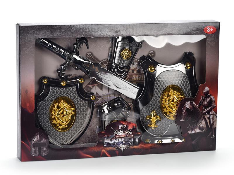 Sword(With IC) + 2 Hand Armor + Armor + Shield