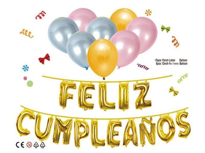 Spanish Brthday Latex Set-Golden Suit