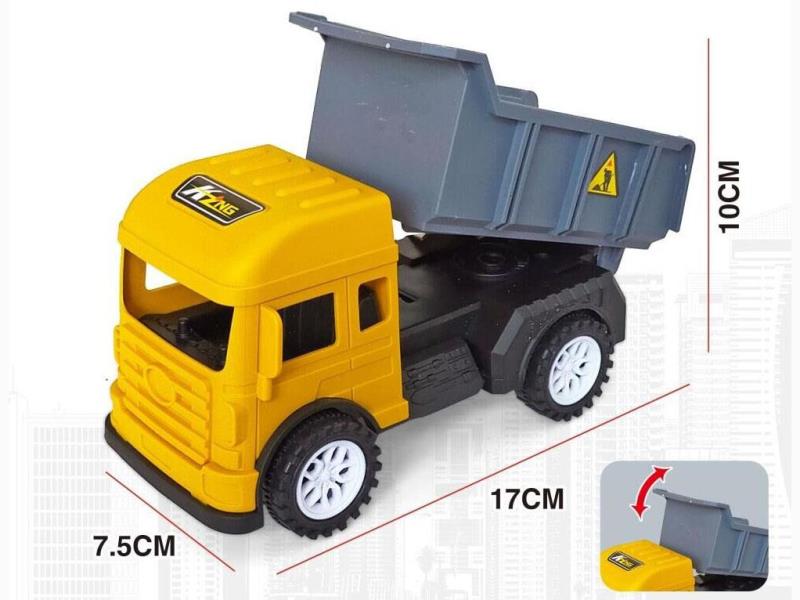 Solid-Color Smulation Engineering Vehicle - Dump Truck