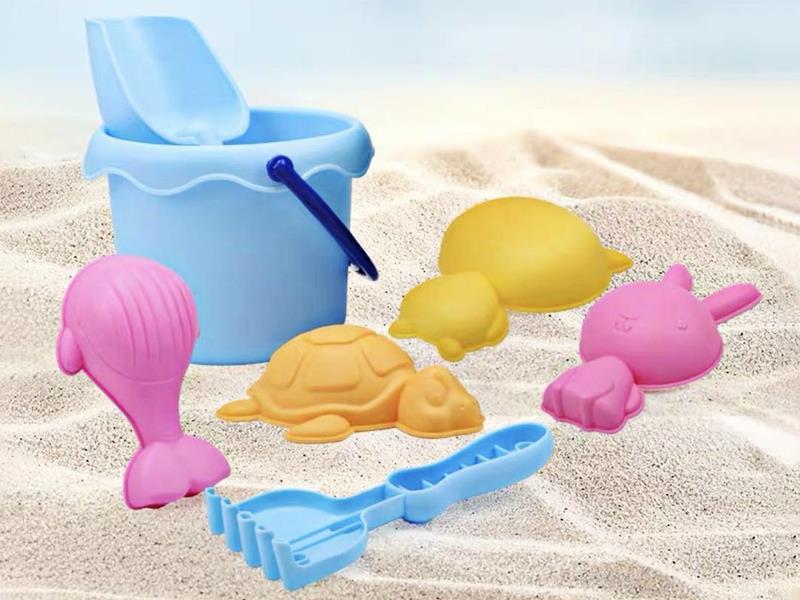 7PCS Soft Rubber Beach Water Toys