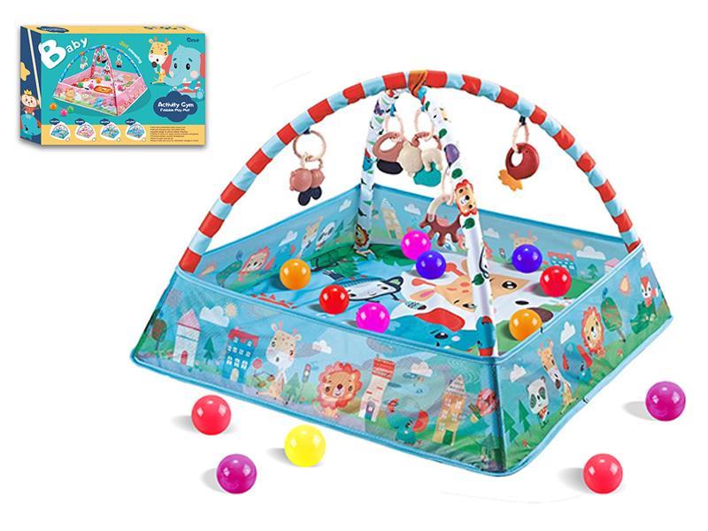 Multifunctional Fence Fitness Blanket With 18 Ocean Ball