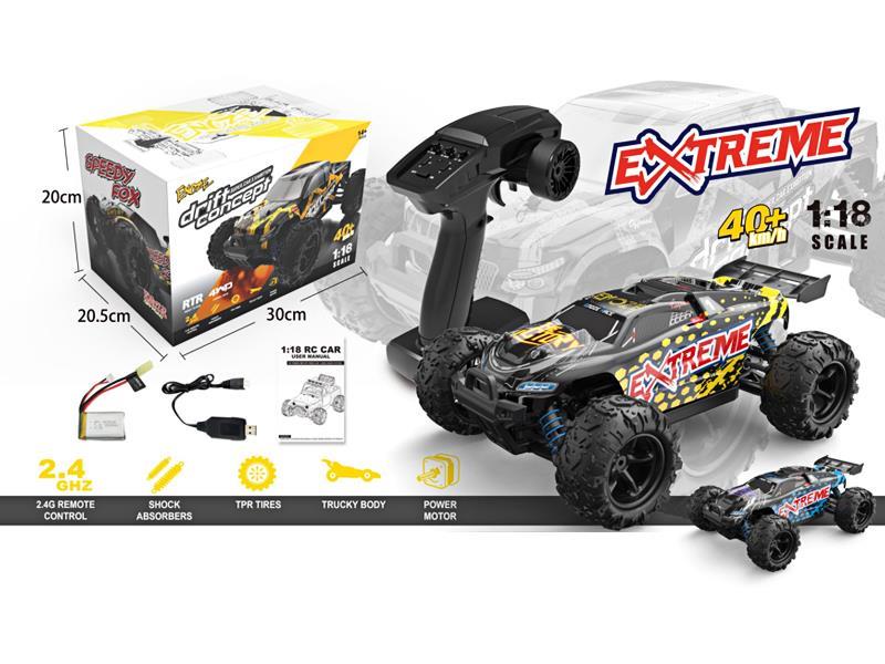 1:18 R/C Four Wheel Drive High-Speed Semi Truck