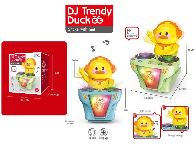 DJ Trendy Duck(Bump And Go,Light,Music)