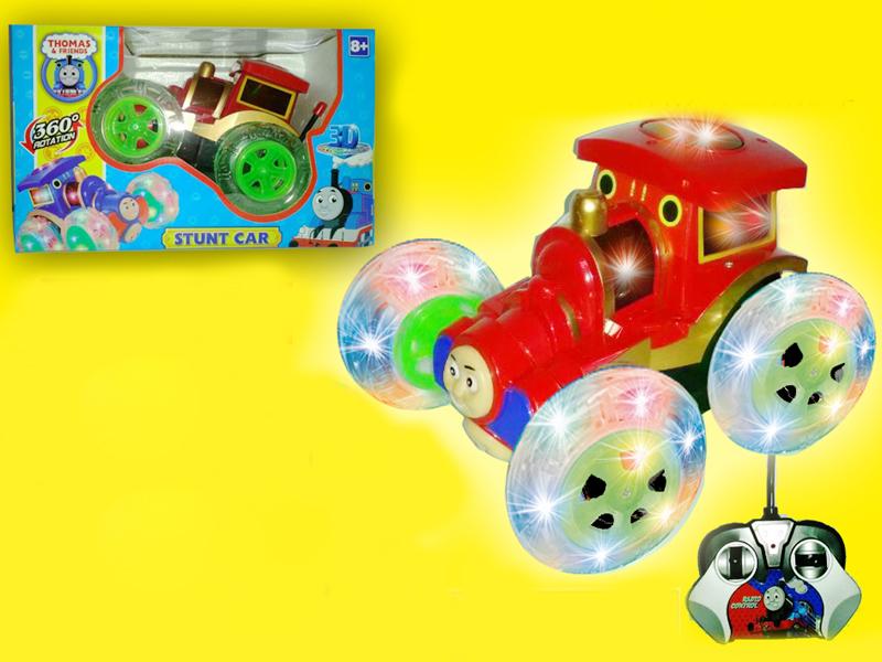 Thomas 360 Degrees Rotation 3D 
Music Resistance To Fall 
Extra Large Tipping Bucket Stunt Car With Charge