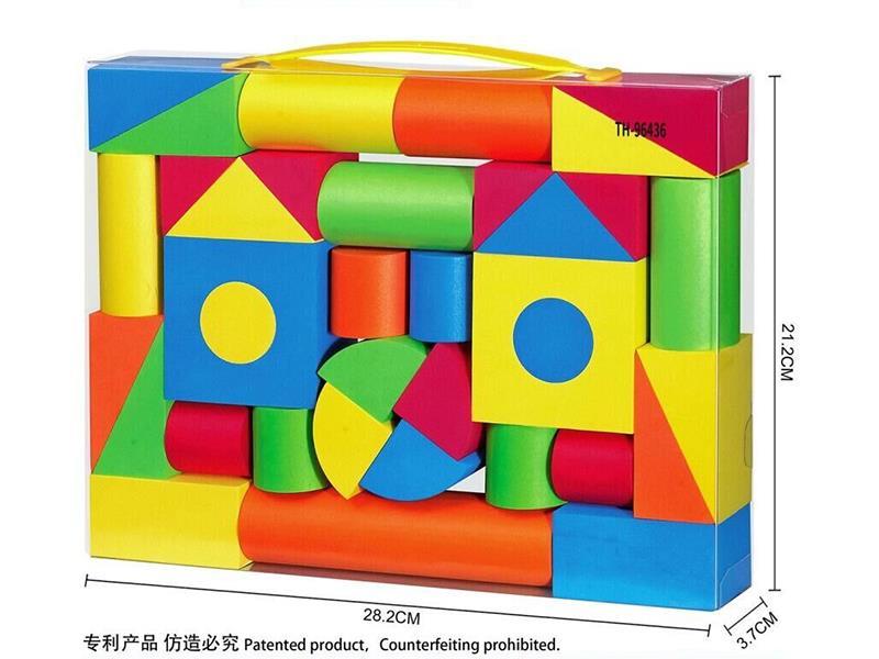 PVC box - EVA Building Blocks 36Pcs- House Windmill