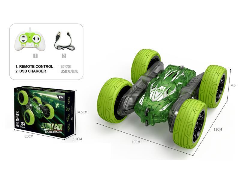 1:43 2.4G R/C Mini Double-Sided Stunt Car
