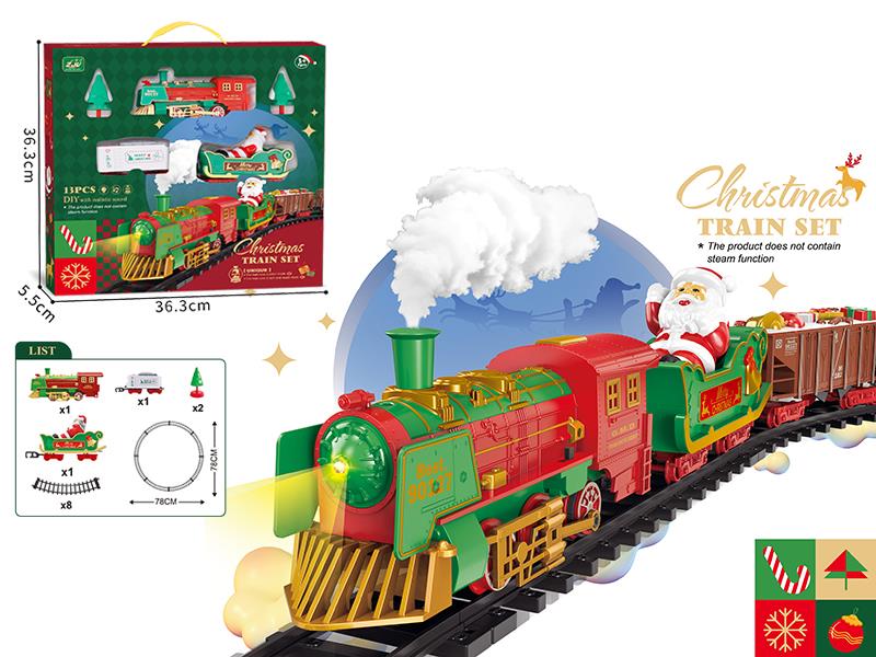 Christmas Rail Train(Christmas Song, Train Sound And Lights)2 Modes Of Driving