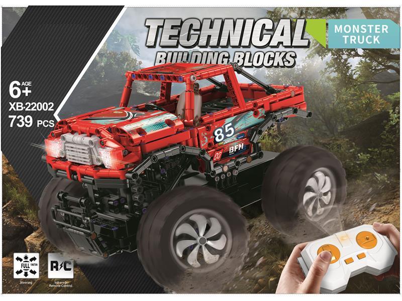Remote Control Monster Truck Building Blocks