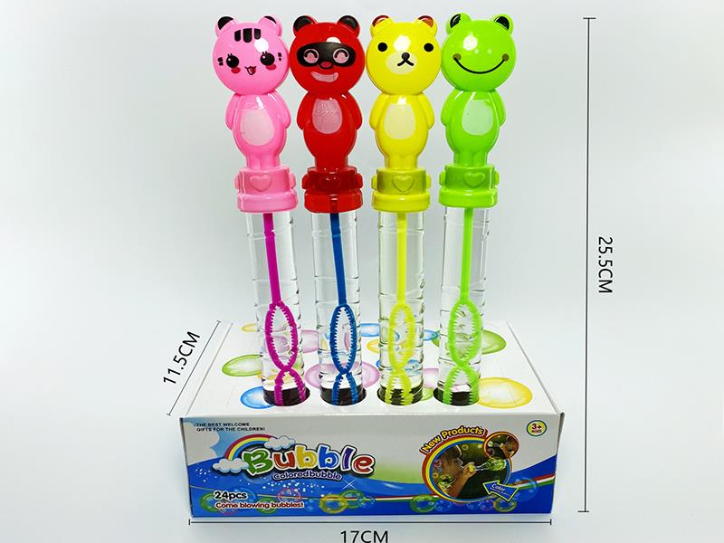 Frog/Tiger Bubble Sticks 24pcs